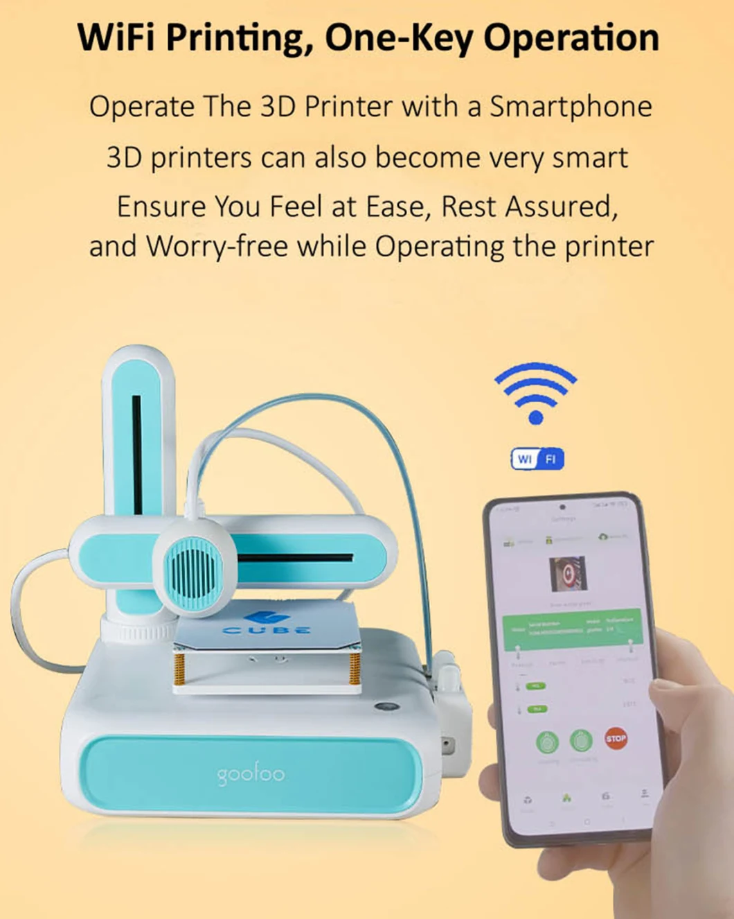 Mini Desktop 3D Printer 3D Printing Machine for Children Education